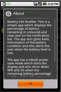 Battery Life Notifier screenshot 2