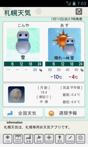 札幌天気 2 6 0 Download Android Apk Aptoide