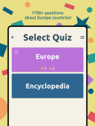 Europe Countries Quiz: Flags & Capitals guess game screenshot 2