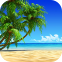 Sommer-Strand Live-Hintergrund Icon