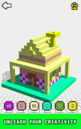 House Voxel Color by Number 3D screenshot 5