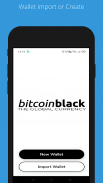 Bitcoin Black Wallet screenshot 2