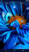 Blue Flowers Live Wallpaper screenshot 8