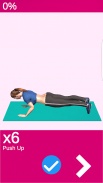 30-day push-up challenge for women screenshot 2