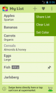 Markit Grocery Shopping List screenshot 1