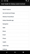 Guide for Galaxy Watch Active screenshot 6