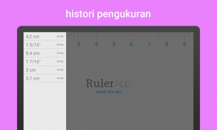 Penggaris (Ruler App) screenshot 2