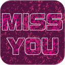 Miss You Greeting E-Cards Icon
