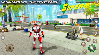 Police Dino Robot Car Game 3d screenshot 0