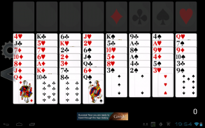 FreeCell Solitaire HD screenshot 1