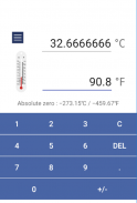 CF converter (Celsius <=> Fahrenheit) screenshot 0