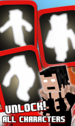 3D Block Ultimate Running WWF Wrestling Skins Game screenshot 2