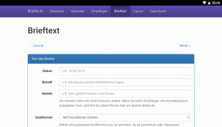 Briefe schreiben als PDF screenshot 14