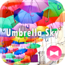 Colorful Theme Umbrella Sky