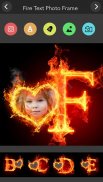 Fire Text Photo Frame screenshot 6