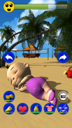 saya bayi: Babsy di Pantai 3D screenshot 5