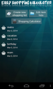 Easy Shopping Calculator screenshot 0