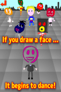 Draw->Dance! Drawing the face screenshot 2