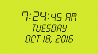 Digital Clock : Simple, Tiny, Ad-free Desk Clock. screenshot 5