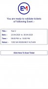 Event ME - Exclusive Ticket Validation App screenshot 1