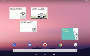 メモ帳 ぺそぎん 可愛いメモ帳ウィジェット screenshot 7