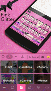 Tema Keyboard Pinkglitter screenshot 4