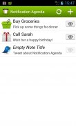 Notification Agenda (Notes) screenshot 0