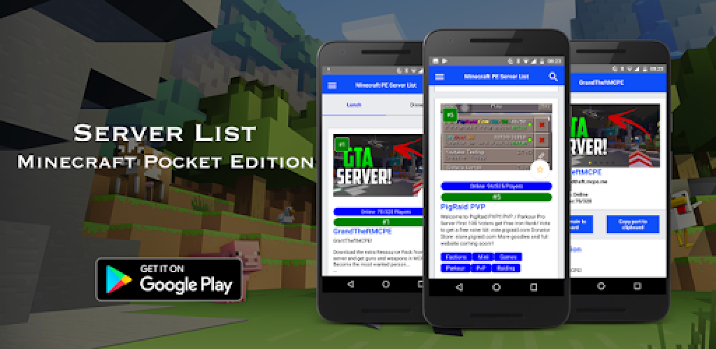 Server List for MCPE - Bedwars 1.0.52 Free Download