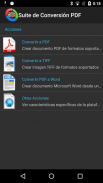 Suite de Conversión PDF screenshot 0