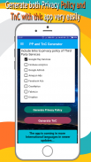 Privacy Policy Generator for Apps and Terms Writer screenshot 3