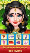 Indian Royal Wedding Doll Game screenshot 0