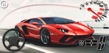 Aventador Car Simulator: Real City Car Games screenshot 3