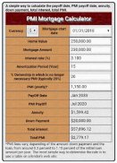 PMI Mortgage Calculator screenshot 1