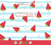 Cute Wallpaper Watermelon Breeze Theme screenshot 3