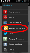 WebPage Link extractor screenshot 1
