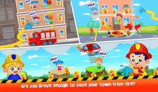 Firefighters Town Fire Rescue Adventures screenshot 1