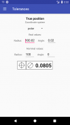 Machining tolerances screenshot 0