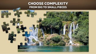 Waterfalls nature jigsaw puzzles screenshot 0