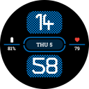 EXD121: Digital Watch Face