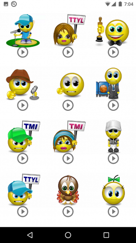 Smiley Face Emoji Sound Animated Facemoji Stickers 1 42c Download Android Apk Aptoide - enjoying emoji roblox