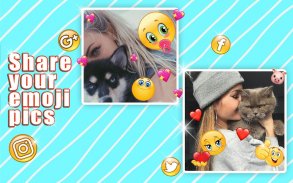 Sticker Photo Editor 😍😊 Face Emoji App screenshot 1