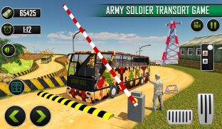 US Army Bus Driver Games 3D screenshot 5