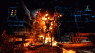 Scary Fire Head: Horror Survival Game 3D screenshot 1