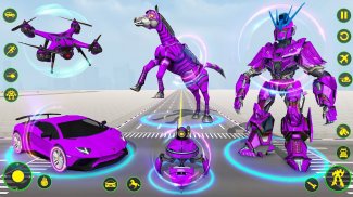 Horse Robot: Car Robot Games screenshot 8