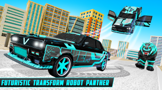 Panther Robot Police Car Games screenshot 3