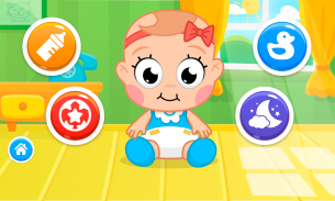 Em bé chăm sóc: trò chơi trẻ em screenshot 0