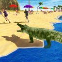 Angry 3D Crocodile Serangan Icon