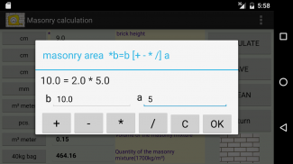 CONSTRUCTION calculator screenshot 6