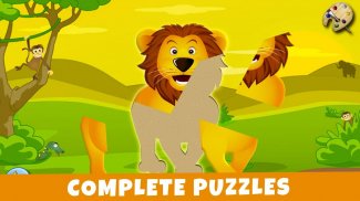 Savanna - Puzzles and Coloring screenshot 7