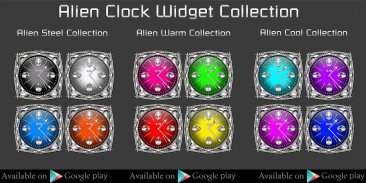 Alien Steel Clock Collection screenshot 2